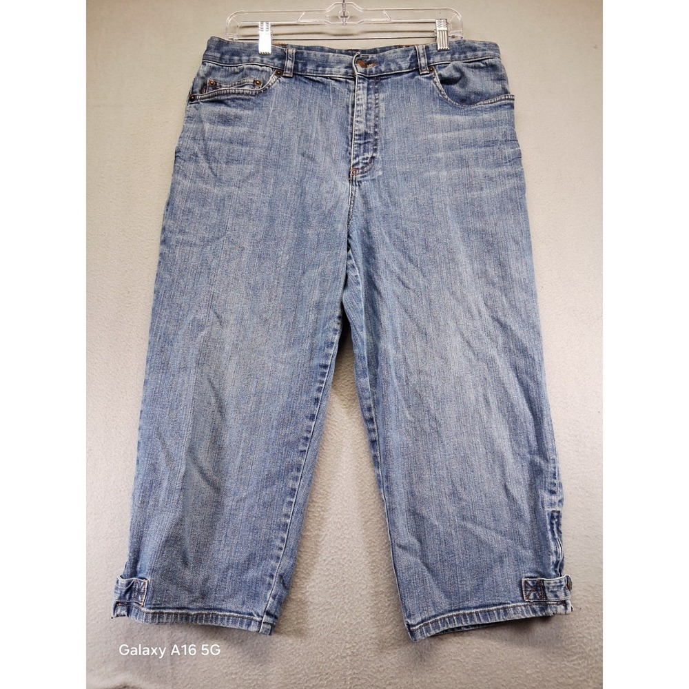 Lauren Jeans Company By Ralph Lauren Women's Capri Jeans Pants Size 34